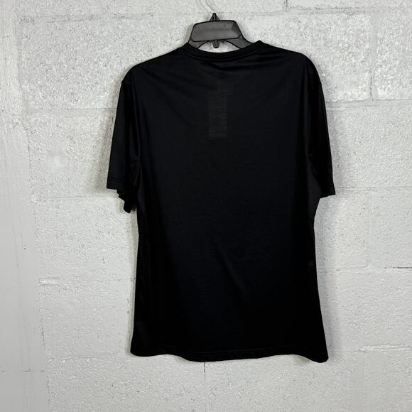 Reebok Men's Vector Performance Short Sleeve Logo Graphic T-Shirt, Black/blue M - Picture 3 of 5